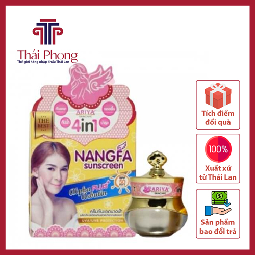 NANGFA SUNCREEN Kem chống nắng & dưỡng trắng da SPF 50 PA++ 7g – Thái Lan