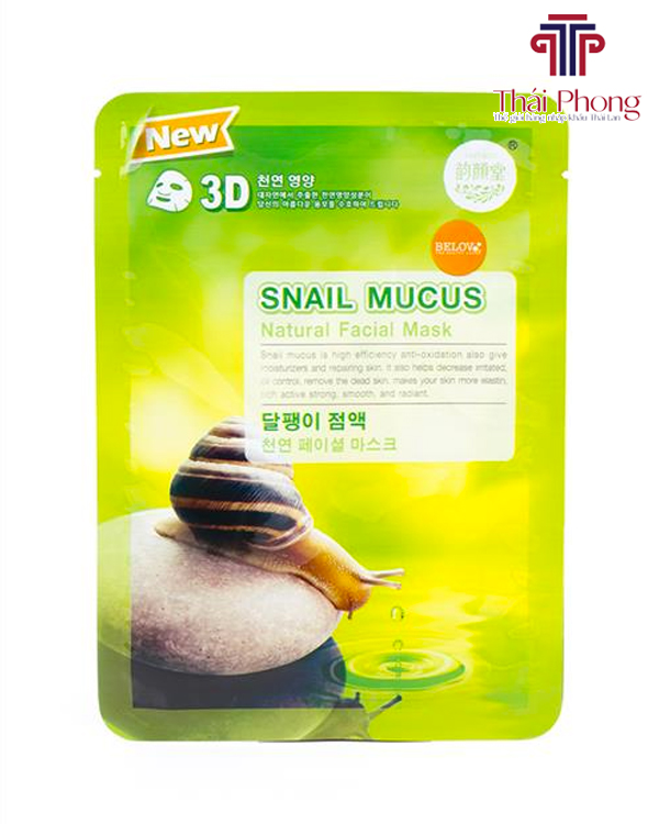 Mặt nạ da mặt 3D tự nhiên EAST-SKIN Snail Mucus