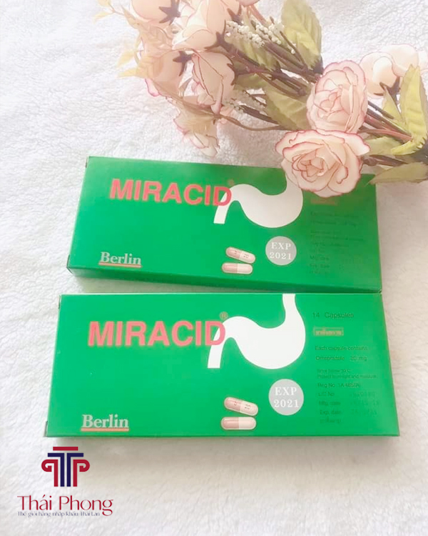 Thuốc điều trị viêm loét dạ dày Miracid Berlin 20 mg