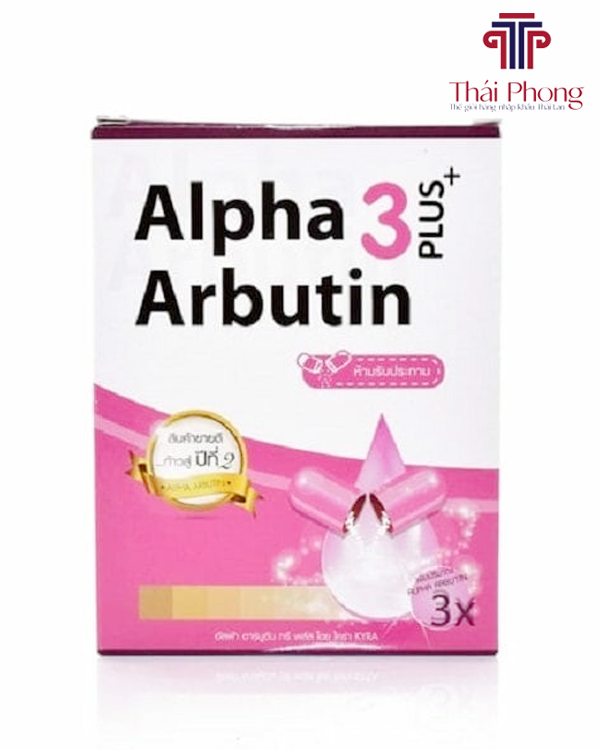 Viên kích trắng Alpha Arbutin 3 plus thái lan
