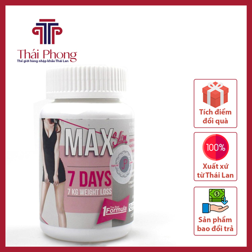 Thuốc giảm cân Max Slim Plus 7 Days là sản phẩm thuốc giảm cân